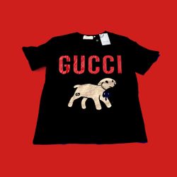 NWT Gucci Lamb 3D emblem unisex slim fit t shirt