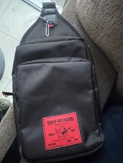 True Religion Brand Jeans Black Sling Bag