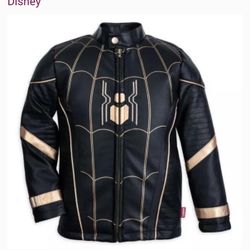 Disney Black &Gold Spider Man Faux Leather (New)