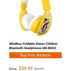 MindKoo Bluetooth Headphone Kids