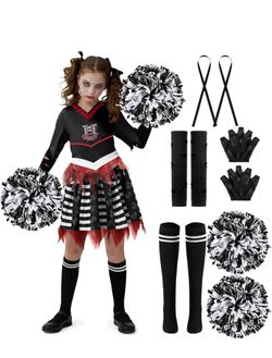 Girls size 5-7 Zombie Cheerleader Costume