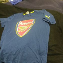 Arsenal Blue Tshirt (M) Puma
