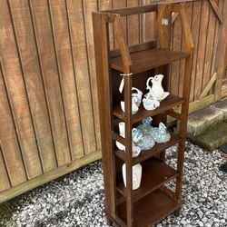 Collapsible Wood Shelf