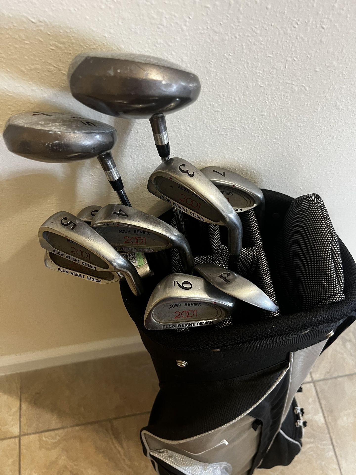 Golf Clubs And Bag