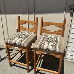 Southwestern Counter Height Chairs 