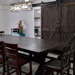 Custom Designed Farmhouse Dining Tables.
