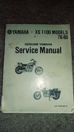 Yamaha xs 1100 1988-1980 service manual