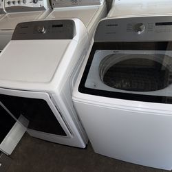 Samsung washer and electric dryer high efficiency 5.2&7.4 CUFT King size capacity