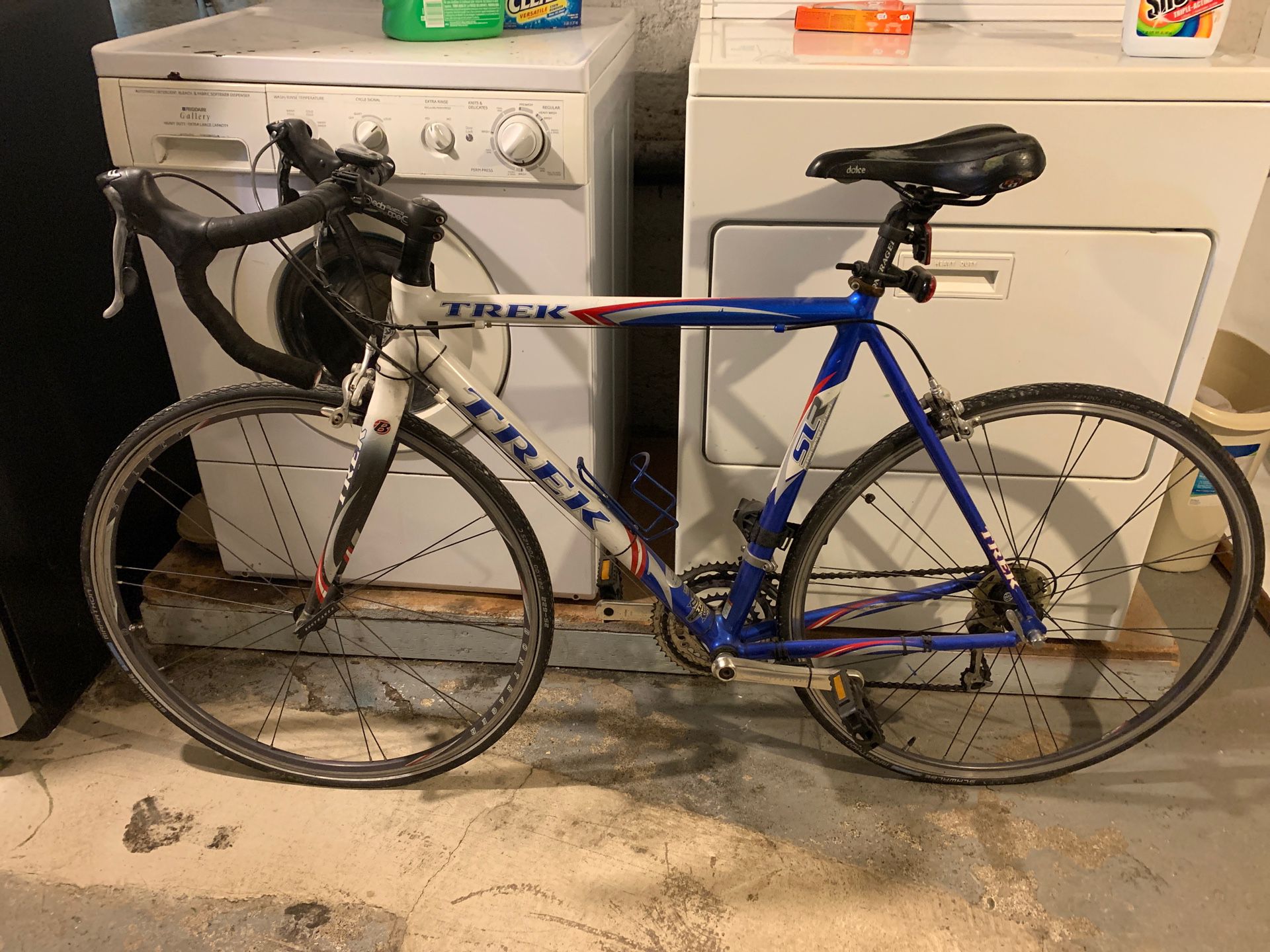 Trek road bike. About 10 years old. Would make an awesome commuter bike. Selling as is