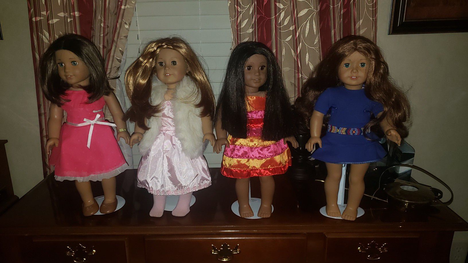 2 American girl dolls-$125