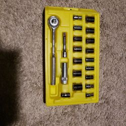 Set of sockets in perfect condition  .