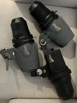 Luces De Estudio Impact 2 De 300w y 1 De 100w