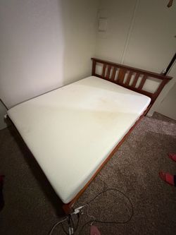 Queen Bed Frame(mancini), queen mattress (sleep number)