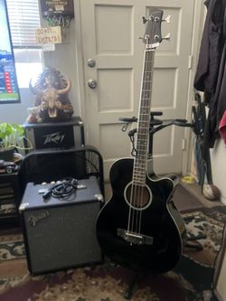 Acustic Electric Bass/FenderRumble 25 Amp $250