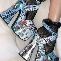 Current Mood Chunky Heel Animation Heels 