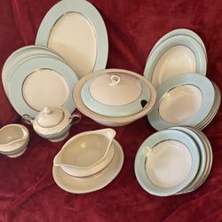 China With Sliver Trim 