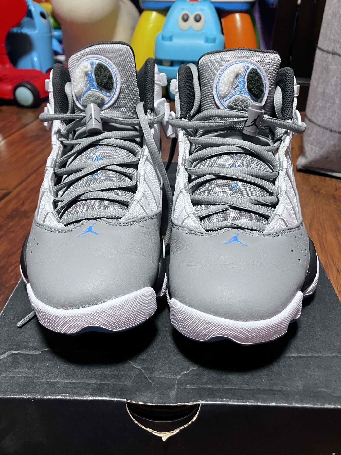 Jordan 6 Rings White Particle Dutch Blue