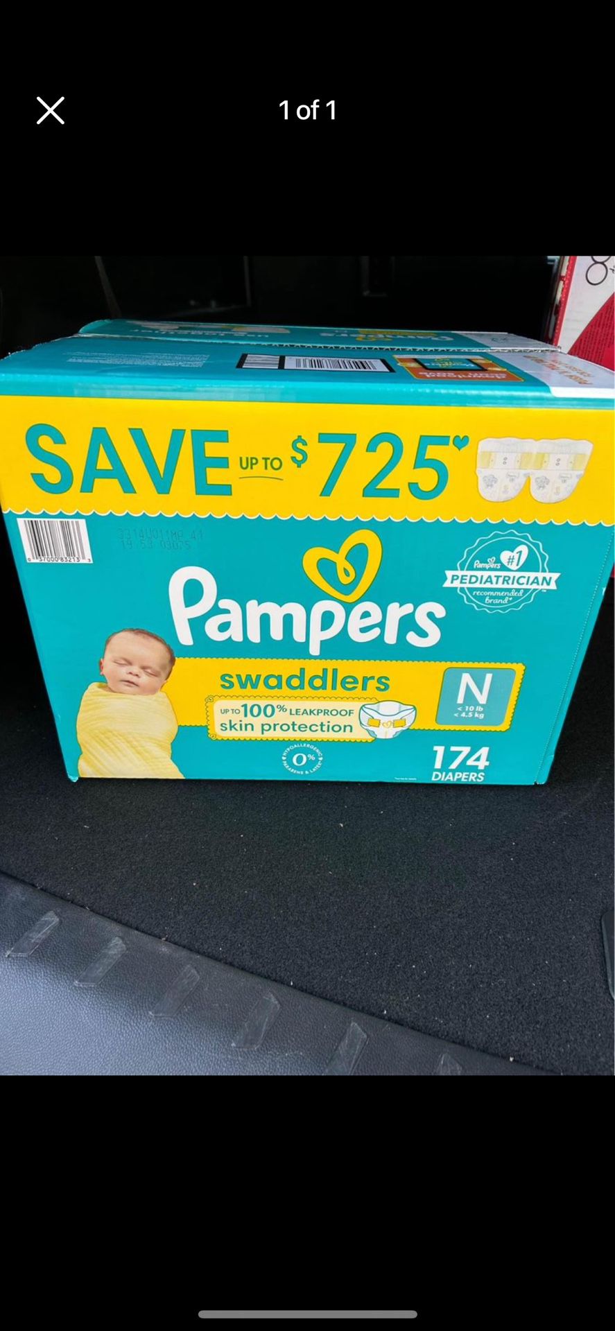Pampers Newborn 174 Ct