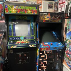 Namco Class Of 1981 and Centipede arcade cabs