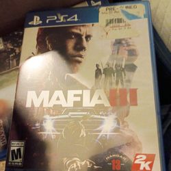PS4 Mafia 3 In Perfect Condition 