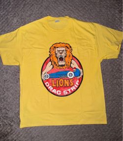 Lions drag strip tshirt