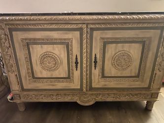 Authentic marble Tv stand