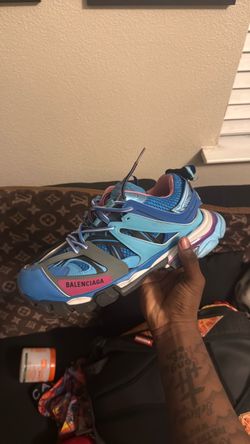 Balenciaga Track Sneakers Blue Pink Size 45 Send Offer