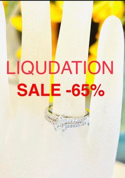 Engagement Ring Diamond Ring Natural Diamonds 💎 LIQUIDATION  SALE -60% Checked By GEMOLOGICAL INSTITUTE NEW YORK