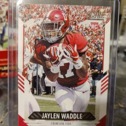 2021 Score Jalen Waddle Rookie Card Card Number 326