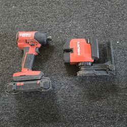 Hilti Lazer & Cordless Impact 