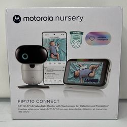 Motorola Nursery PIP1710 Connect Baby Monitor with AI Cry Detection & Translation | Wi-Fi HD Camera