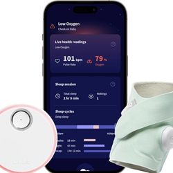 Owlet Dream Sock – Smart Wearable Baby Monitor, | Parents Receive Alerts, Sleep & Health Insights via App | Mint