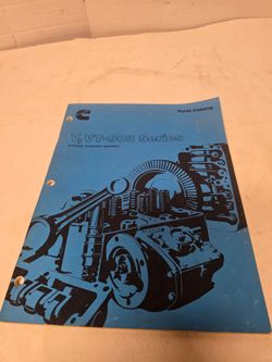 Cummins V, VT-903 Series Parts Catalog for automotive and construction applications