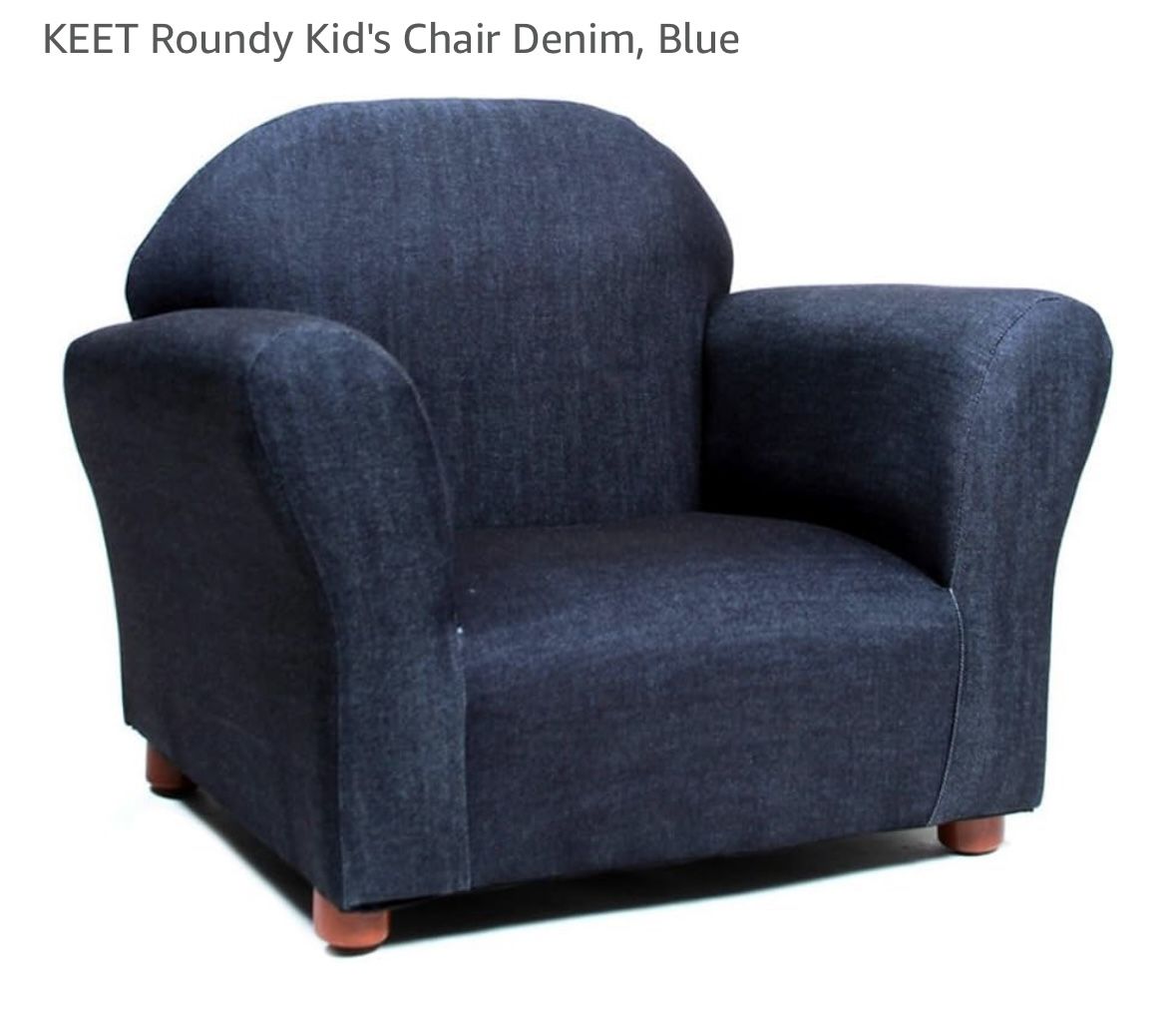KEET Roundy Kid's Chair Denim, Blue