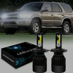 For Toyota 4Runner 1(contact info removed) 2001 2002 - 6000K LED Headlight 2x Bulbs Hi/Lo Beam

