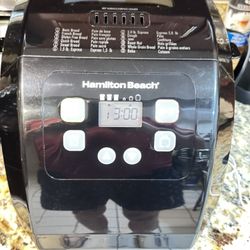 Used once  Hamilton Beach Automatic Bread Maker Machine, Digital, Programmable, 12 Set