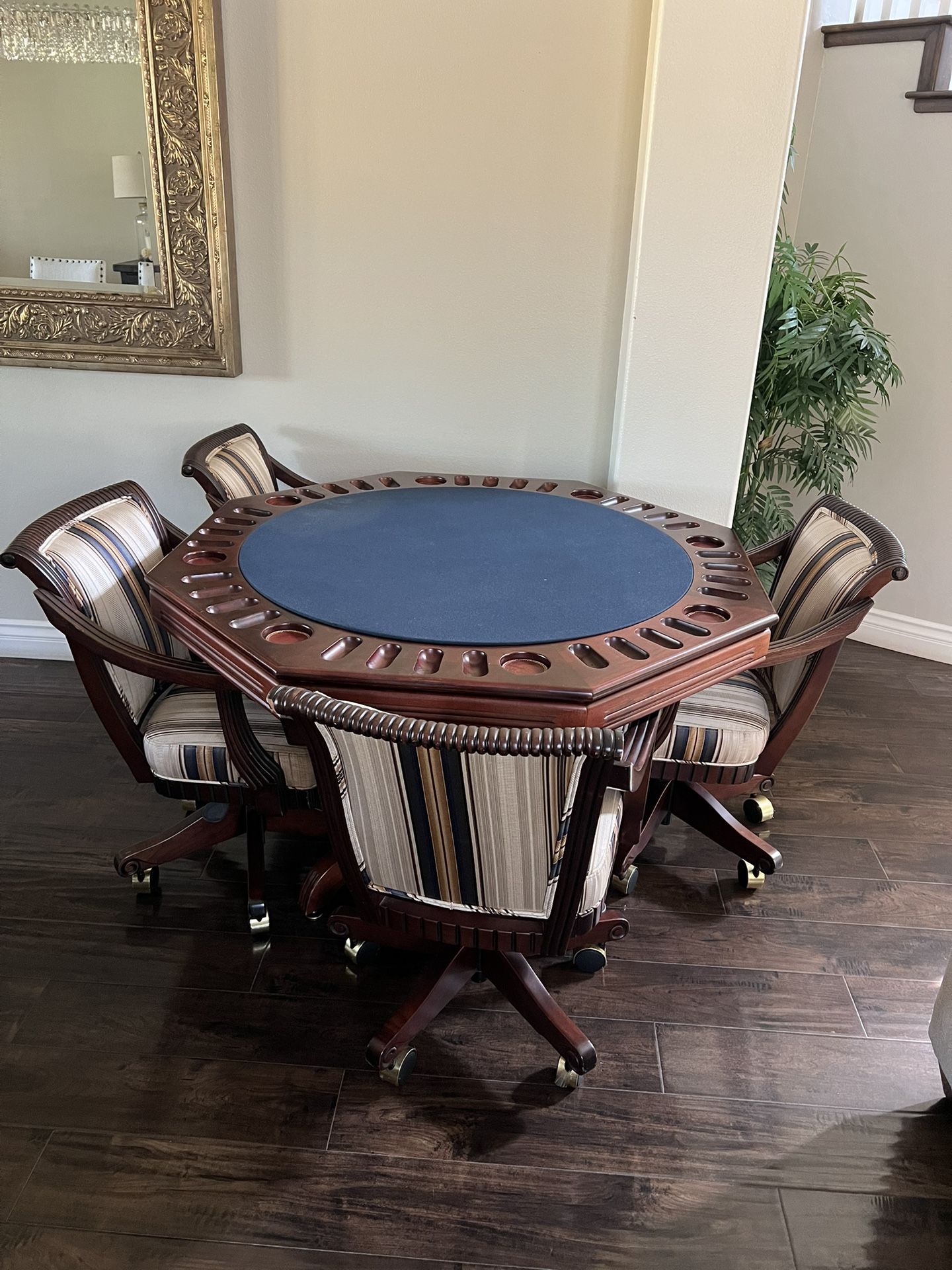 Poker Table + 4 Chairs