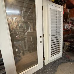 Exterior Open Doors With Shutters. OBO. 380.$