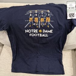 Notre Dame Football T-shirt - Tag Attached