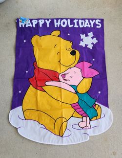 Disney Winnie The Pooh + Piglet Flag 40" x 28"