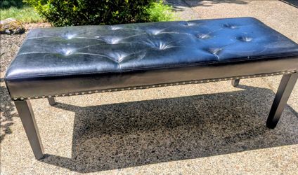 Black bench