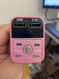 Wireless Bluetooth Car kit handsfree talk MP3 player fm transmitter dual car charger