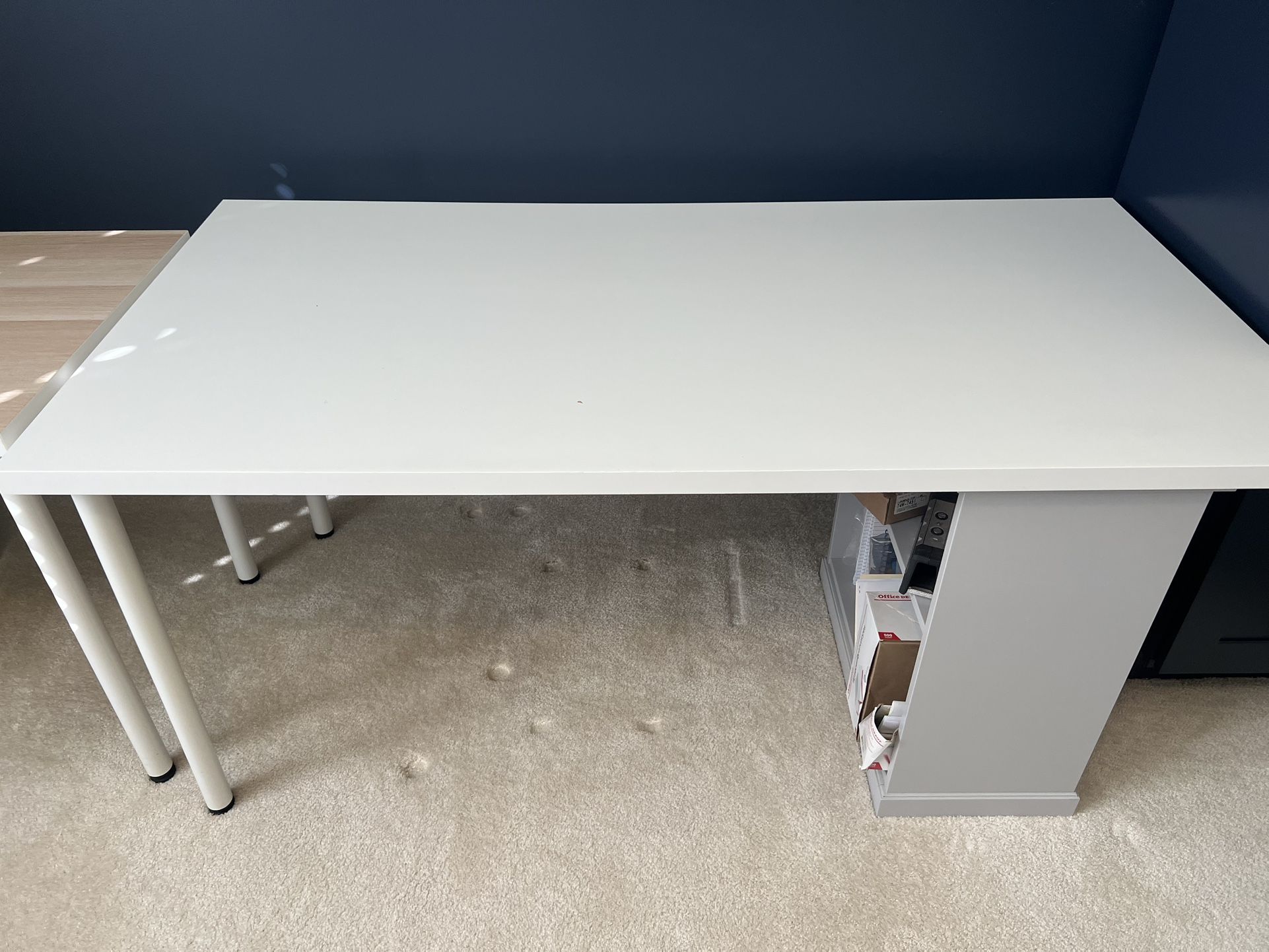 Large Desk From IKEA Perfect For Setting Up Multi Screens