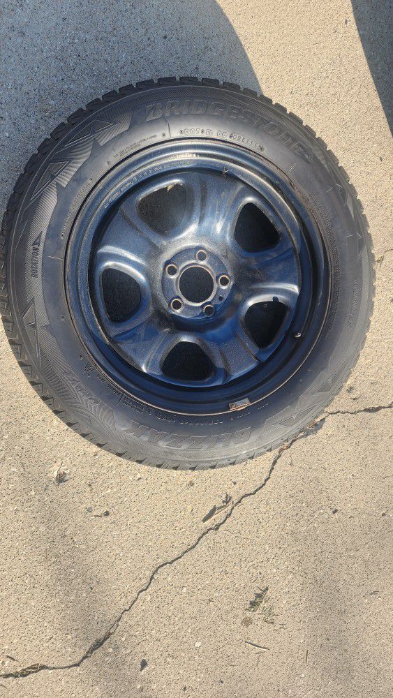 Full Set Winter Tires And Rims 5x4.5 Bolt Pattern