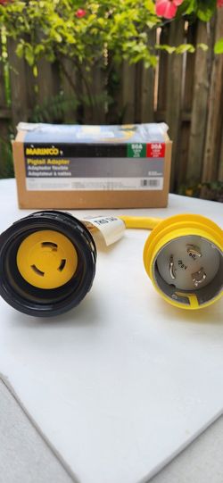 Adaptador de cable Pigtail Marca Marinco para Botes - BARCOS. 
Pigtail Cable Adapters Boats Marinco