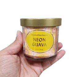 2021 Target Opalhouse Neon Guava 4.1 Oz Soy Candle