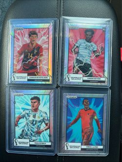 Panini Prizm 2022 World Cup Qatar Manga Lot Of 4