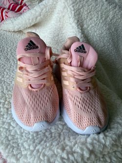 Adidas girls pink shoes