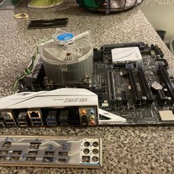 Intel Xeon E5-1650 V3 With Cooler And Asus X99 Motherboard