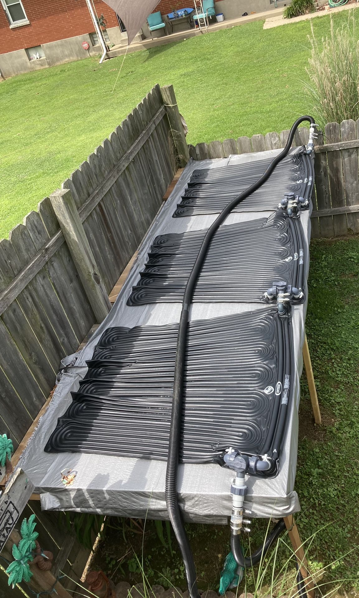 3 Intex Solar Pool Heating Panels Each 4’ By 4’